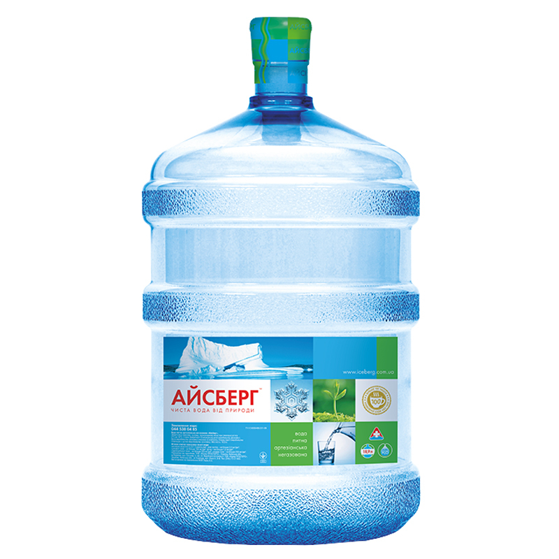 Вода питна бутильована АЙСБЕРГ, негазована 18,9 л.